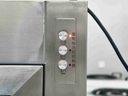 Scatola di passaggio con interblocco elettronico a doppia camera in acciaio inossidabile con sterilizzazione UV per il controllo della contaminazione delle camere bianche
