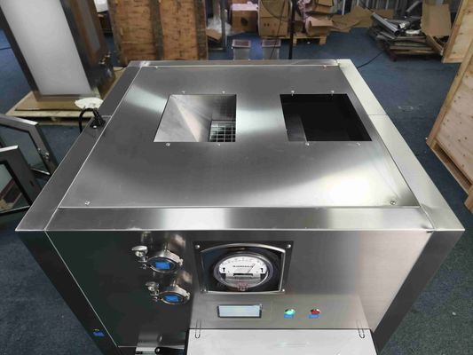 Casella di passaggio laminare a porta automatica con purezza dell'aria ISO classe 5 filtrata HEPA e porte scorrevoli motorizzate
