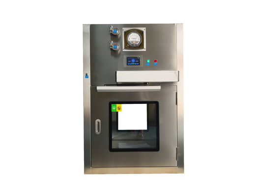 Casella di passaggio laminare a porta automatica con purezza dell'aria ISO classe 5 filtrata HEPA e porte scorrevoli motorizzate