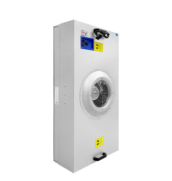 Ventilatore FFU HEPA in acciaio inossidabile con velocità dell'aria da 0,45 a 0,75 m/s e garanzia del motore di 5 anni per le sale pulite