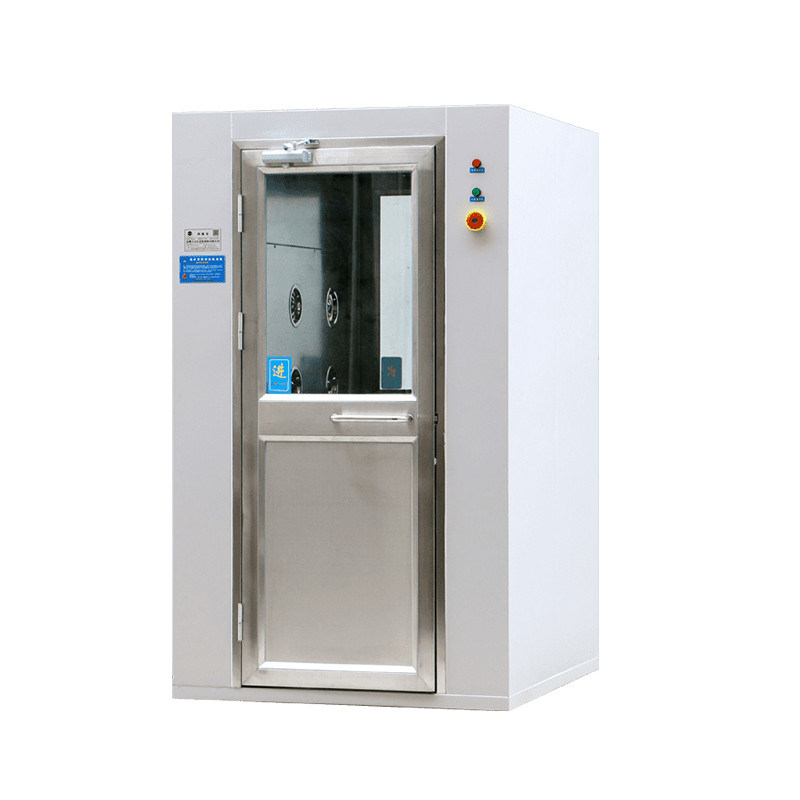 Piccola doccia modulare con timer regolabile da 0 a 99 e angolo di flusso d'aria a 360° per apparecchiature per sale pulite farmaceutiche