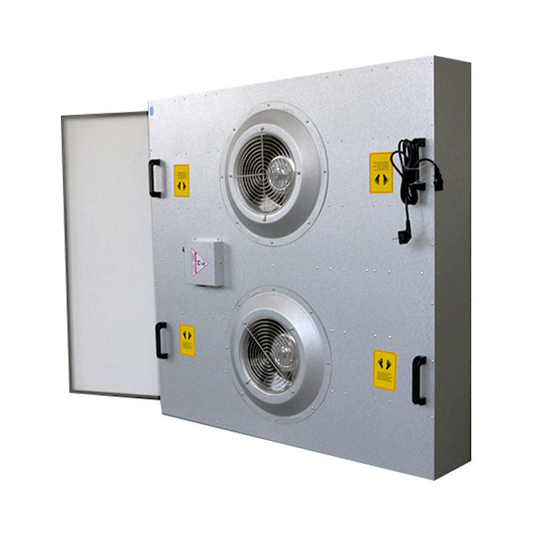 EC Dual DC Motor FFU Fan Filter Unit di purificazione dell'aria H13 HEPA per ambienti puliti ISO