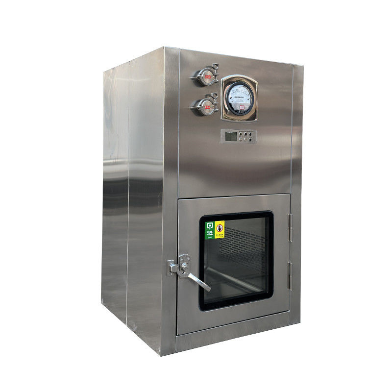 Box di passaggio laminare certificato ISO. HEPA H14 & 304 Acciaio. Trasferimento pulito farmaco/elettronica.
