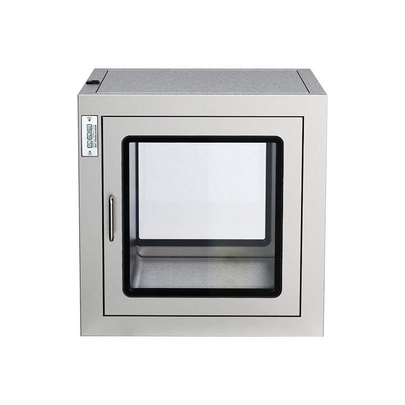 201 Scatola di passaggio in acciaio inossidabile con blocco meccanico e sterilizzazione UV-C per trasferimenti in camera pulita