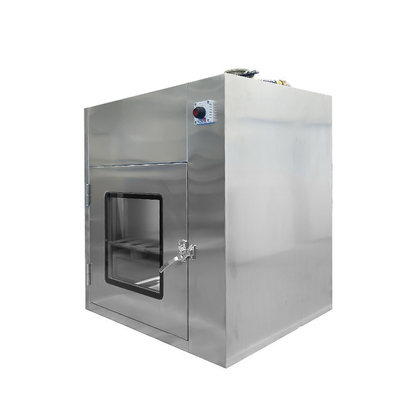 Finestra di trasferimento a prova di esplosione con costruzione in acciaio inossidabile 304 e purificazione a flusso laminare ad alta efficienza per il passaggio di materiali pericolosi