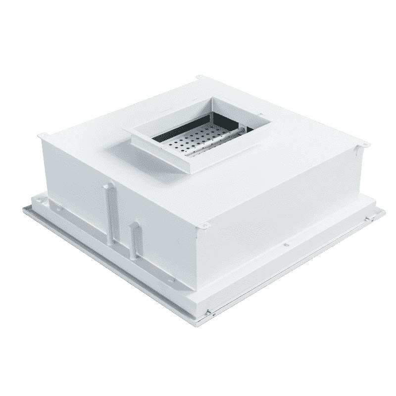 1025×720×480 mm Ventilazione HEPA a fossa liquida con flusso d'aria ad alta capacità e installazione senza utensili per ambienti puliti aerospaziali