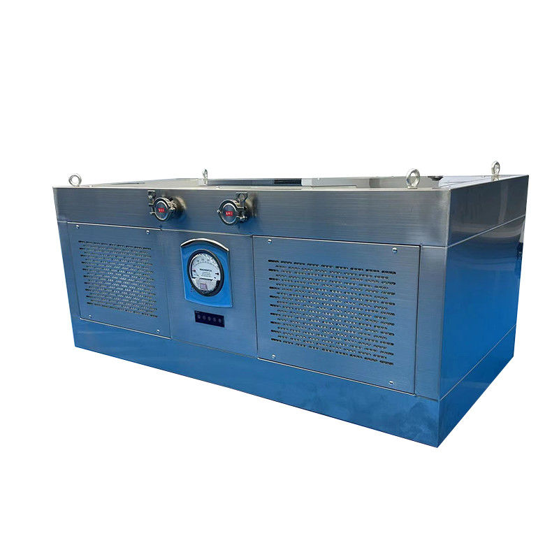 Cappuccio di flusso laminare di grado farmaceutico. H14 HEPA 99,9995% di efficienza e sterilizzazione UV per la lavorazione asettica.