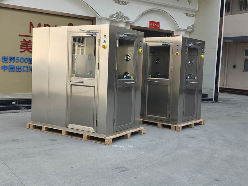 Doccia ad aria GMP Pharma in acciaio inossidabile 304 con soffiatura a doppio lato e controllo microcomputer