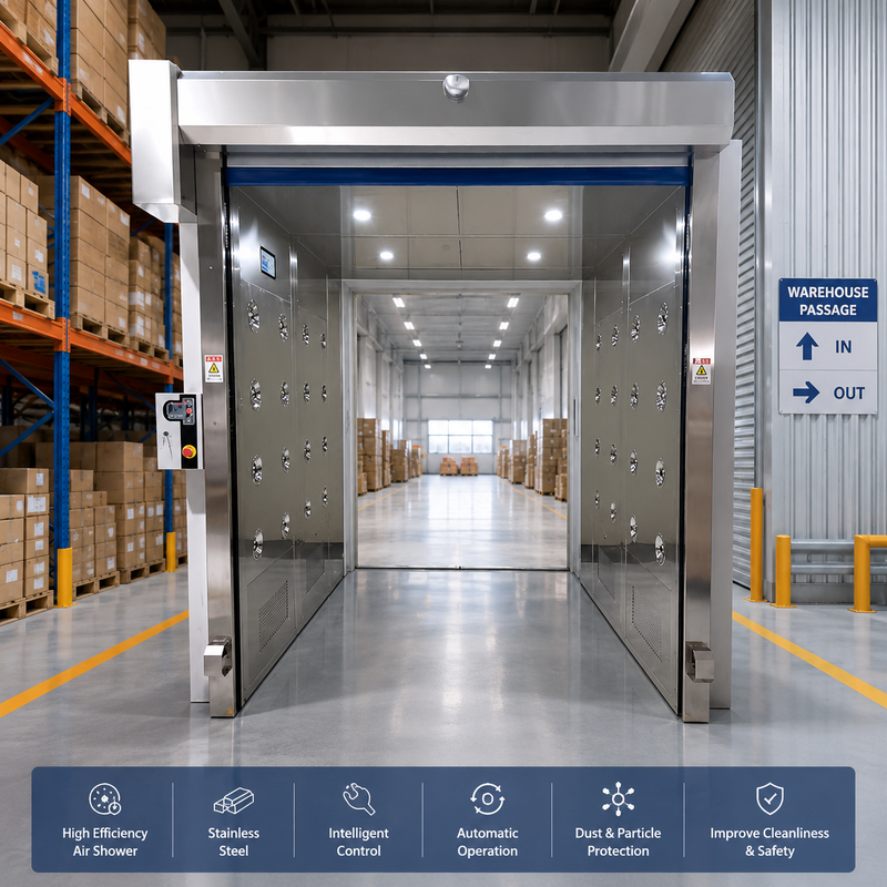Porta ad avvolgimento rapido certificata UL/CE con velocità di 2,5 m/s per applicazioni aeroportuali e farmaceutiche